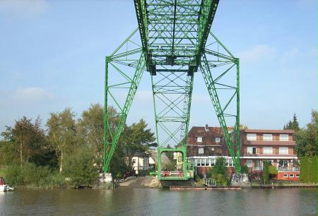 Schwebefhre in Osten, historisches Baudenkmal